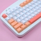 GMK Peach 104+25 PBT Dye-subbed Keycaps Set Cherry Profile for MX Switches Mechanical Gaming Keyboard